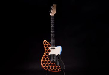 Elektrická kytara z 3D tiskárny