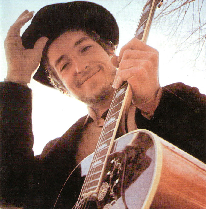 Přebal alba Nashville Skyline od Boba Dylana